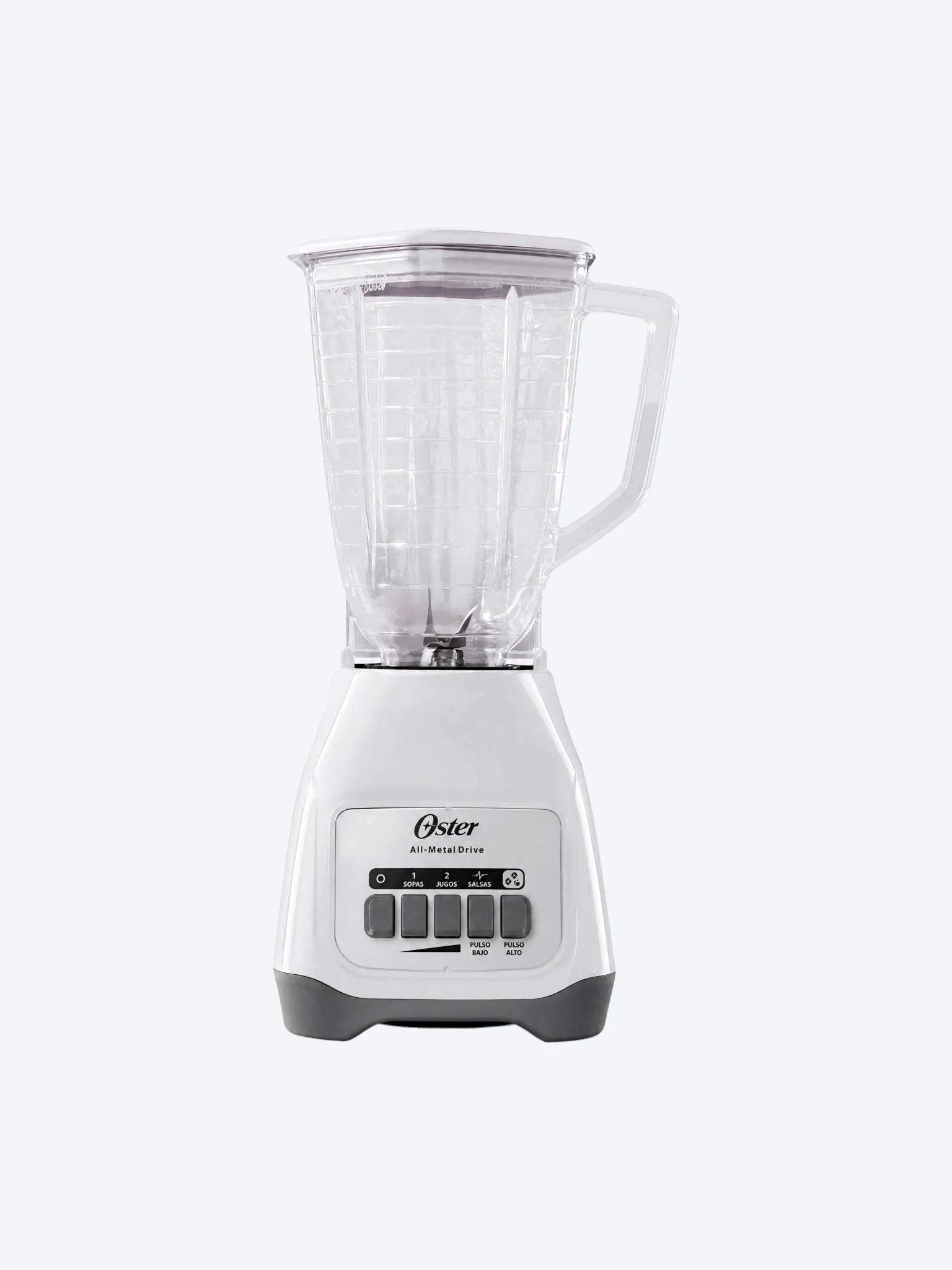 Licuadora Oster BLSTKAP-WPB-013 con 2 Velocidades 800W y Vaso Plastico Color Gris-1