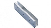 ZKTeco - AL-180PU - soporte de seguridad magnético en la puerta de vidrio sin marco - Para la instalación de la placa de conexión de cierres magnéticos de la serie 180kg 8-12mm puertas de vidrio sin marco - 0.33Kg - 140 x 40 x  30mm-2