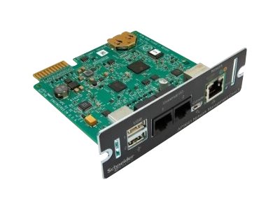 APC Network Management Card 3 with PowerChute Network Shutdown & Environmental Monitoring - Adaptador de administración remota - 1GbE - 1000Base-T - para P/N: SMTL2K2RM2UCLNC, SMTL3000RM2UCNC, SMX2KR2UX145, SMX750CUS, SRTL10KRM4UT, SRTL8KRM4UT