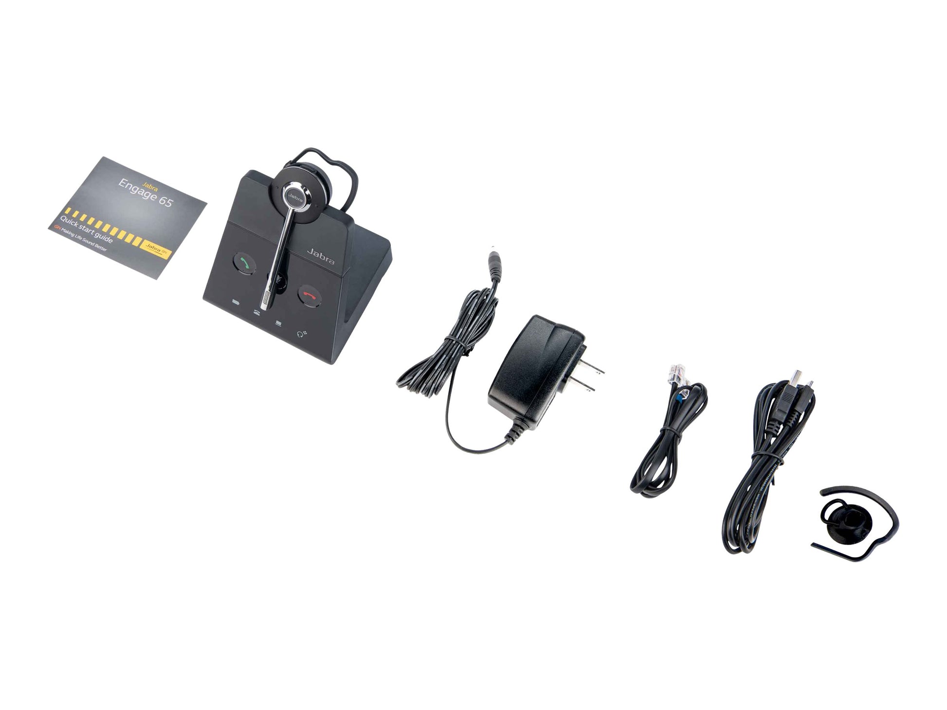 Jabra Engage 65 Convertible - Auricular - en oreja - convertible - DECT - inalámbrico-14