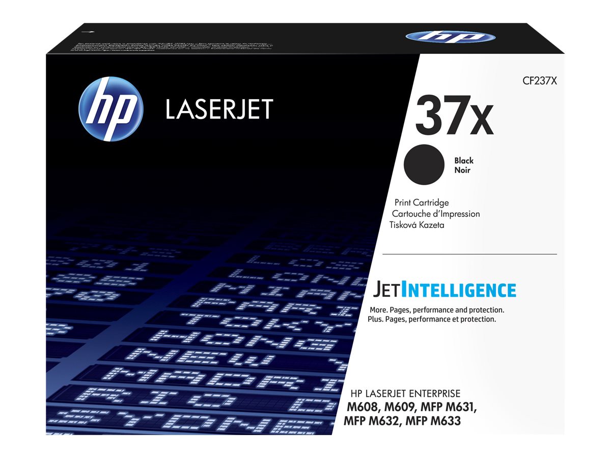HP 37X - Alto rendimiento - negro - original - LaserJet - cartucho de tóner (CF237X) gobierno de EE. UU. - para LaserJet Enterprise M608, M609, MFP M631, MFP M632, MFP M633