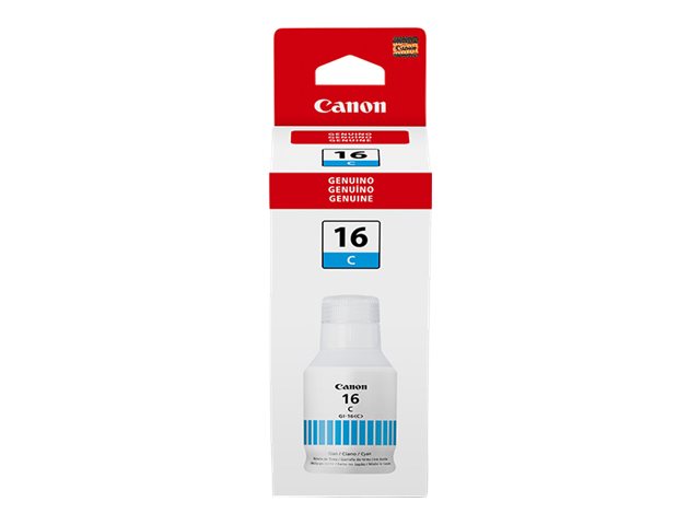 Canon GI 16 C - 132 ml - cián - original - recarga de tinta - para MAXIFY GX6010, GX7010