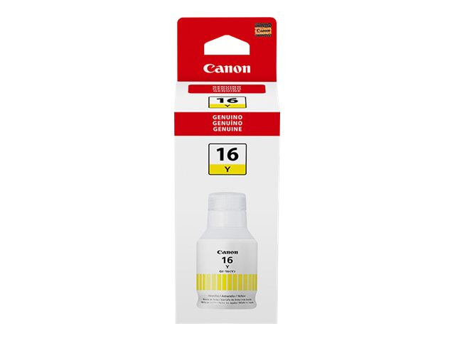Canon GI 16 Y - 132 ml - amarillo - original - recarga de tinta - para MAXIFY GX6010, GX7010