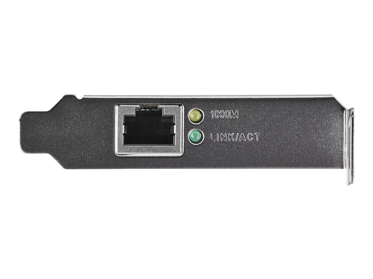 StarTech.com Tarjeta de Red PCI Express de 1 Puerto Gigabit Ethernet -Adaptador NIC PCI-E - 1x RJ45 Hembra - Perfil Bajo - Adaptador de red - PCIe perfil bajo - Gigabit Ethernet x 1