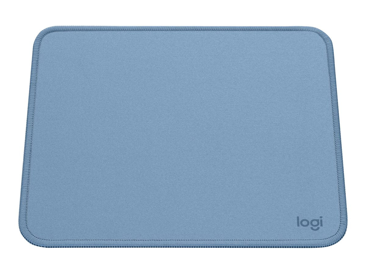 Logitech Studio Series - Alfombrilla de ratón - base de goma antideslizante, fácil deslizamiento, superficie resistente a salpicaduras - gris azulado