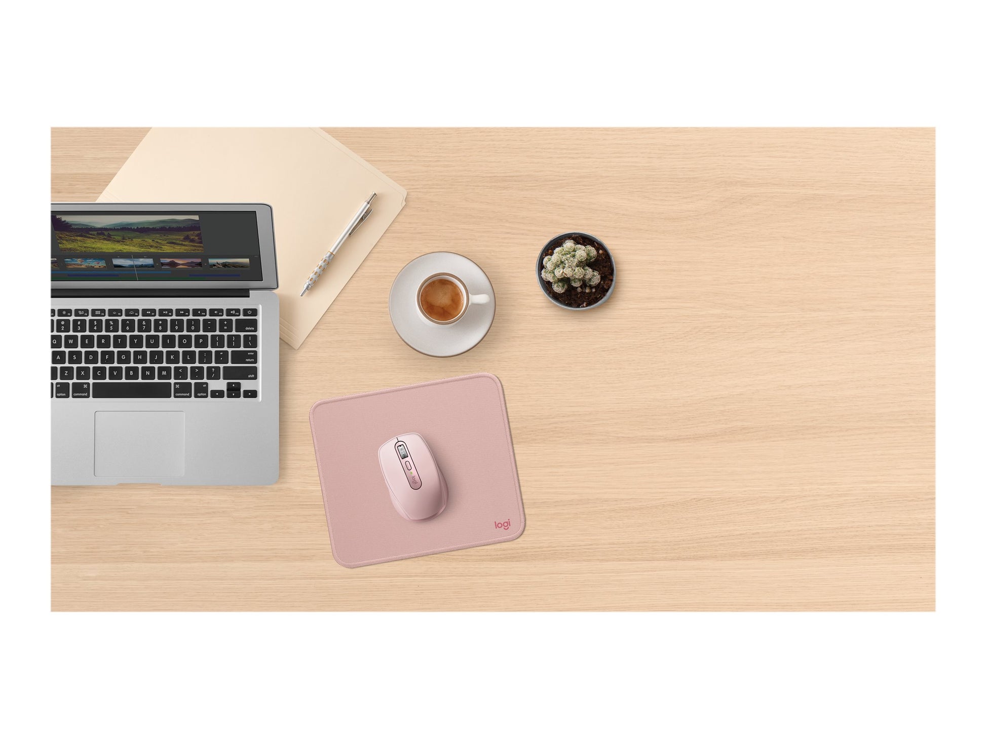 Logitech Studio Series - Alfombrilla de ratón - base de goma antideslizante, fácil deslizamiento, superficie resistente a salpicaduras - rosa oscuro-14
