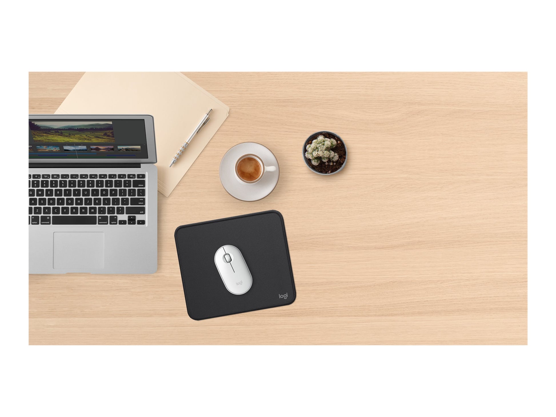 Logitech Studio Series - Alfombrilla de ratón - base de goma antideslizante, fácil deslizamiento, superficie resistente a salpicaduras - grafito-10