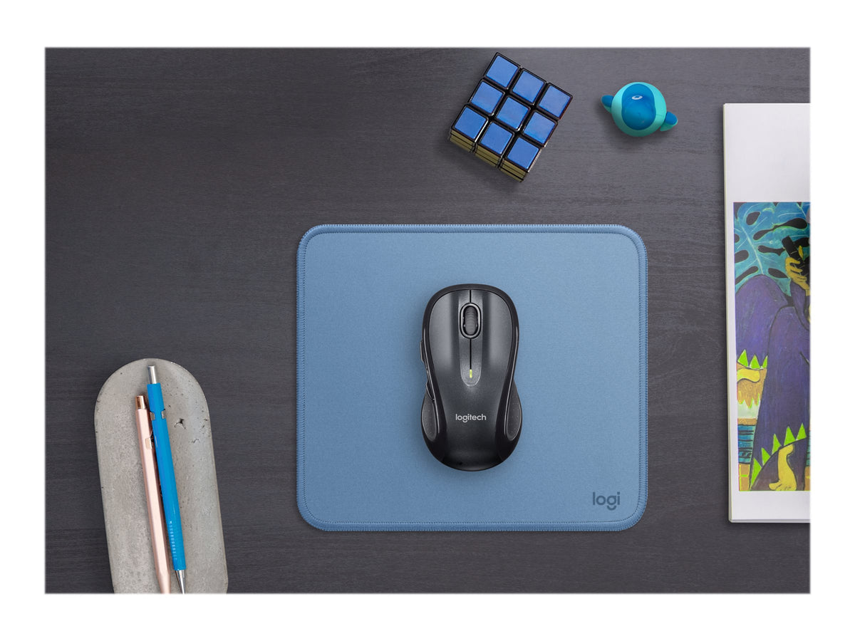 Logitech Studio Series - Alfombrilla de ratón - base de goma antideslizante, fácil deslizamiento, superficie resistente a salpicaduras - gris azulado-12