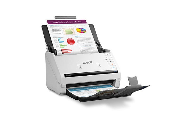Epson DS-770 II - Escáner de documentos - Sensor de imagen de contacto (CIS) - a dos caras - 216 x 6096 mm - 600 ppp x 600 ppp - hasta 45 ppm (mono) / hasta 45 ppm (color) - Alimentador automático de documentos (ADF) (100 hojas) - hasta 7000 exploraciones-2