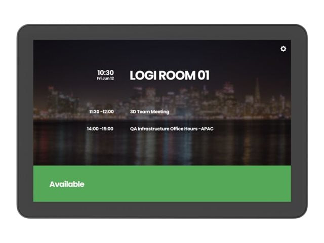 Logitech Tap Scheduler Purpose-Built Scheduling Panel for Meeting Rooms - Dispositivo de vídeoconferencia - Certificado para Equipos de Microsoft, Certificado por Zoom - grafito-14