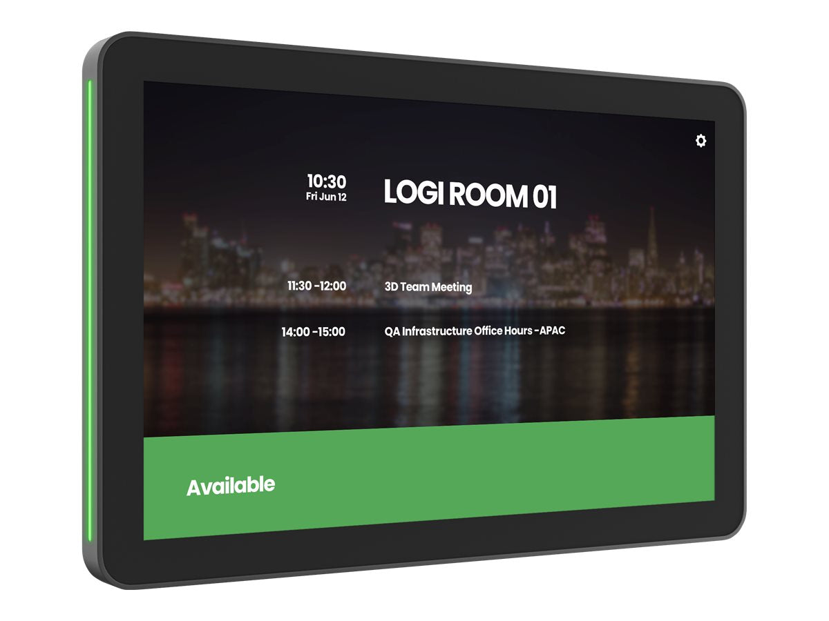 Logitech Tap Scheduler Purpose-Built Scheduling Panel for Meeting Rooms - Dispositivo de vídeoconferencia - Certificado para Equipos de Microsoft, Certificado por Zoom - grafito-8