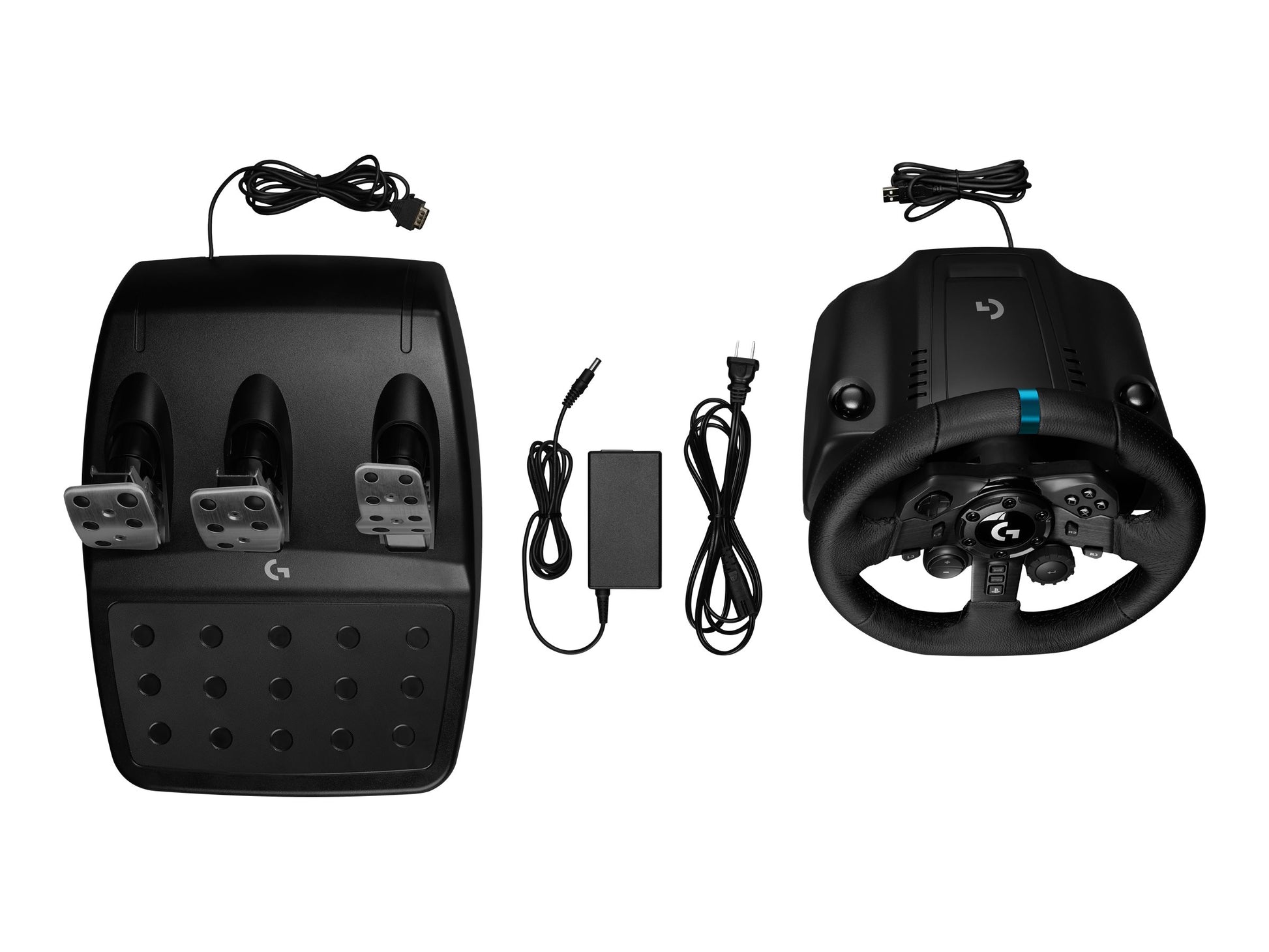 Logitech G923 Racing - Juego de volante y pedales - cableado - para PC, Sony PlayStation 4, Sony PlayStation 5-14