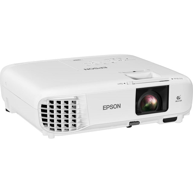 Epson PowerLite 119W - Proyector 3LCD - portátil - 4000 lúmenes (blanco) - 4000 lúmenes (color) - WXGA (1280 x 800) - 16:10 - LAN-3