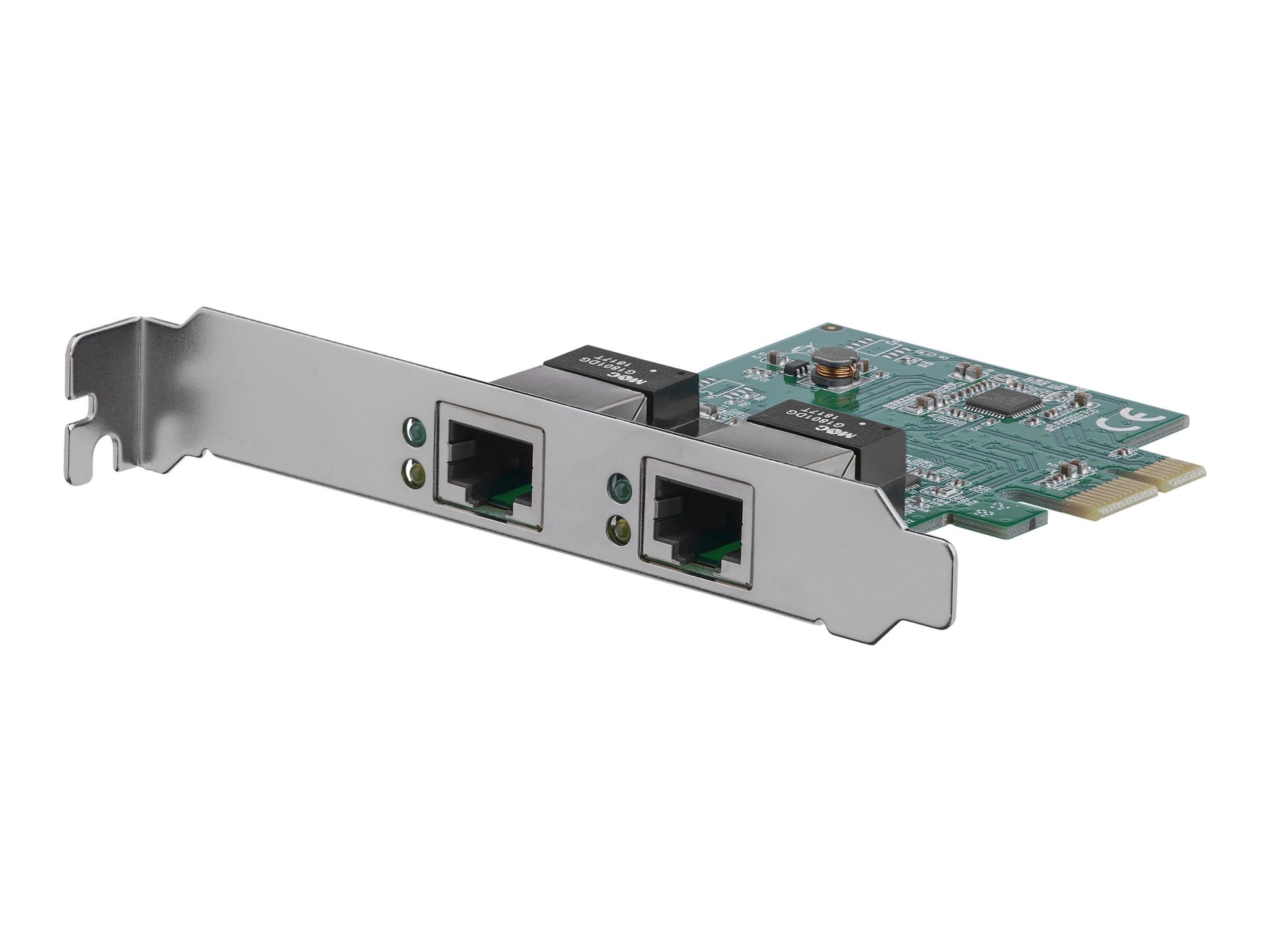 StarTech.com Adaptador Tarjeta de Red NIC PCI Express PCI-E de 2 Puertos Ethernet Gigabit - 2x RJ45 Hembra - Adaptador de red - PCIe perfil bajo - Gigabit Ethernet x 2 - para P/N: ET91000SM10, ET91000SM20