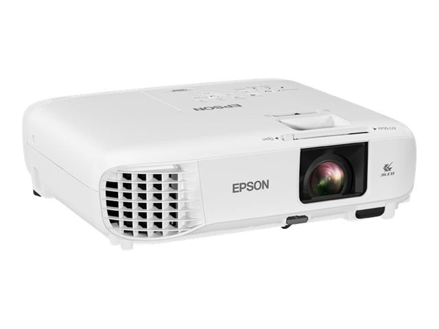 Epson PowerLite 119W - Proyector 3LCD - portátil - 4000 lúmenes (blanco) - 4000 lúmenes (color) - WXGA (1280 x 800) - 16:10 - LAN