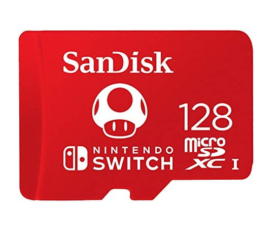 SanDisk - Flash memory card - microSDXC UHS-I Memory Card - 128 GB - Nintendo-3