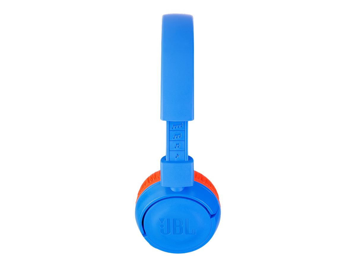 JBL JR300BT - Auriculares con diadema con micro - en oreja - Bluetooth - inalámbrico - naranja/azul-17