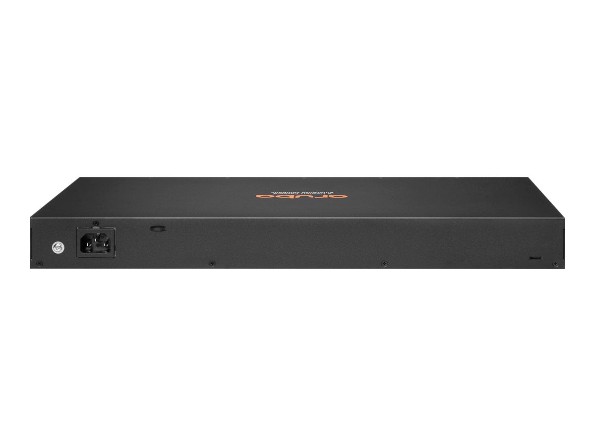 HPE Aruba 6100 24G Class4 PoE 4SFP+ - Conmutador - Gestionado - 24 x 10/100/1000 (PoE+) + 4 x 1 Gigabit / 10 Gigabit SFP+ - flujo de aire de lado a lado - montaje en rack - PoE+ (370 W)-7
