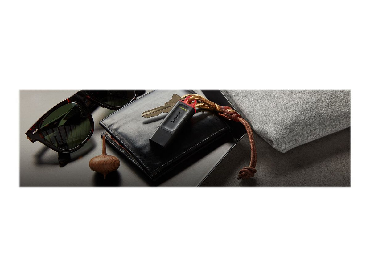 Kingston DataTraveler Exodia - Unidad flash USB - 256 GB - USB 3.2 Gen 1 - negro/rosa-1