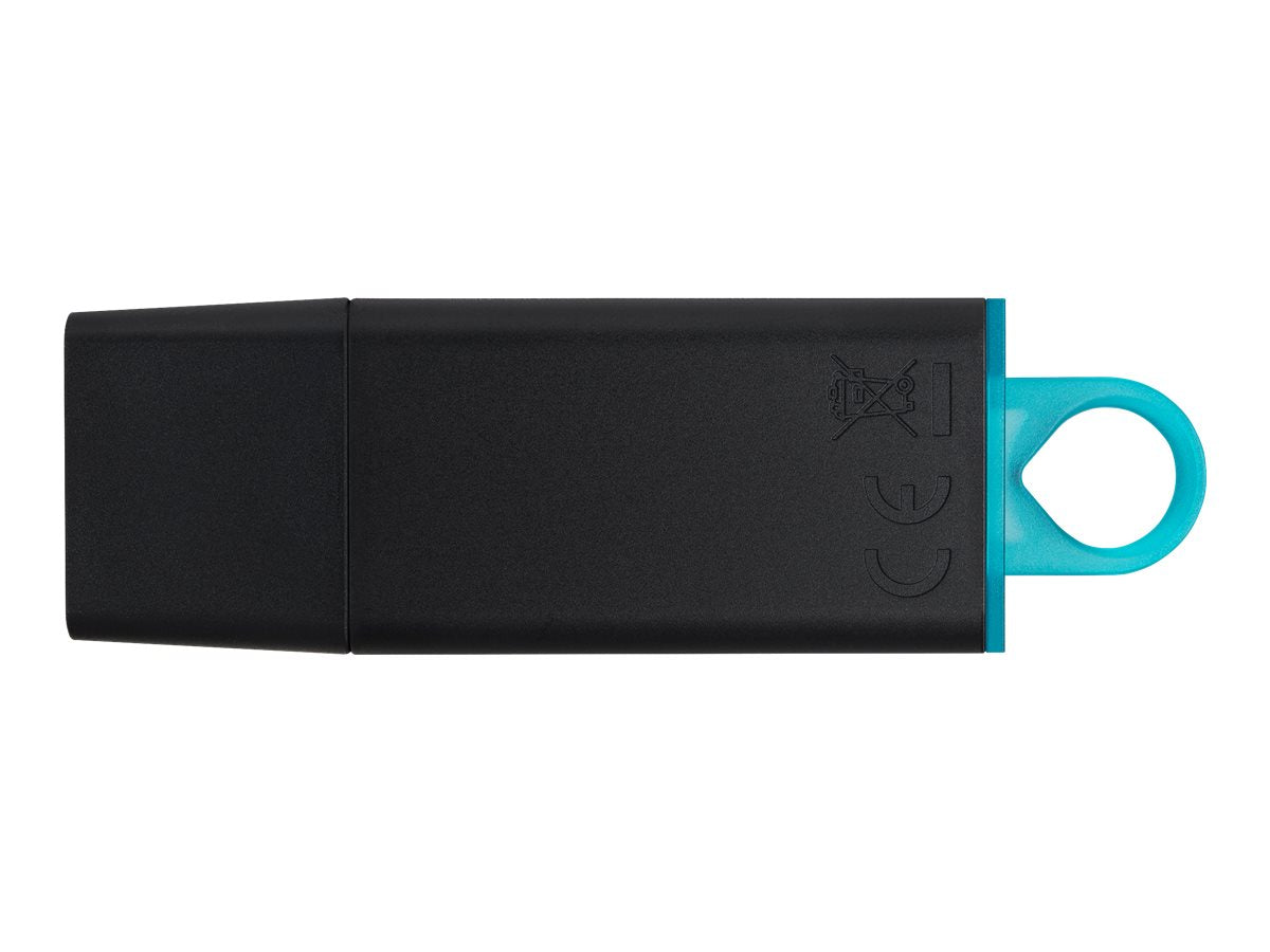 Kingston DataTraveler Exodia - Unidad flash USB - 64 GB - USB 3.2 Gen 1 - negro con turquesa-18