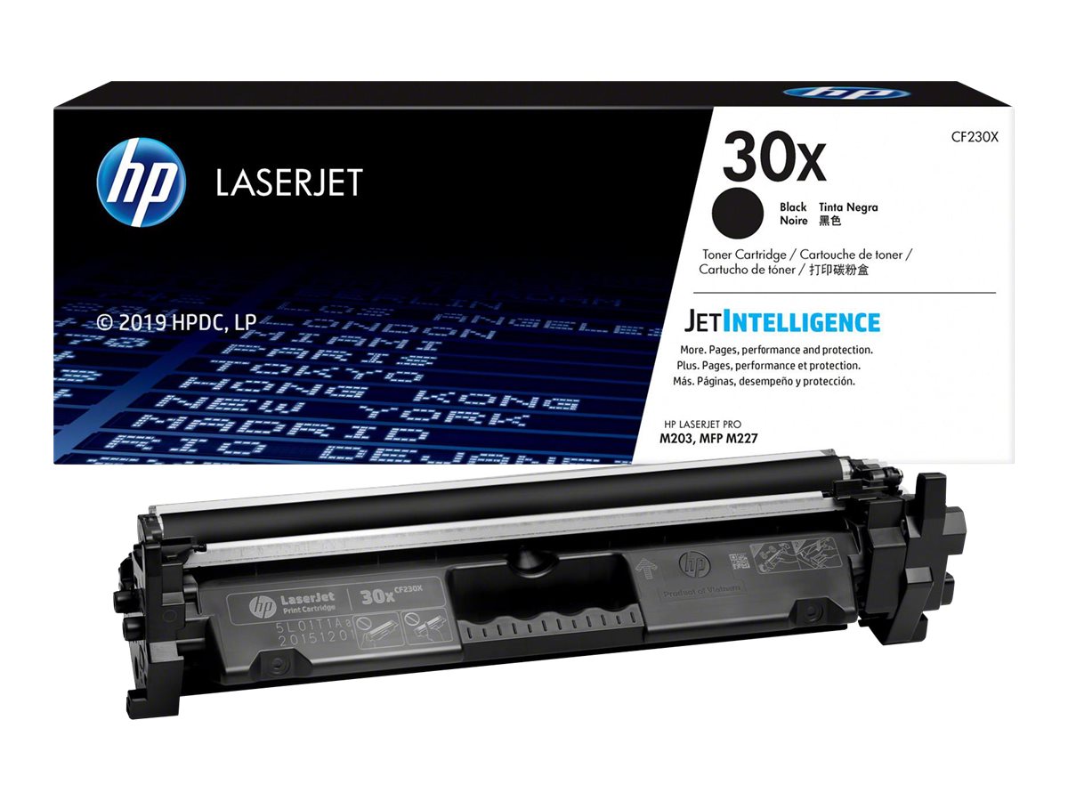 HP 30X - Negro - original - LaserJet - cartucho de tóner (CF230X) - para LaserJet Pro M203d, M203dn, M203dw, MFP M227fdn, MFP M227fdw, MFP M227sdn-4