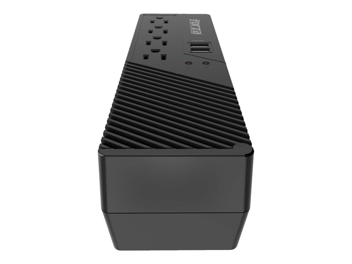 Forza FVR Series FVR-1011USB - Regulador automático de voltaje - CA 115 V - 500 vatios - 1000 VA - conectores de salida: 4 - negro-7