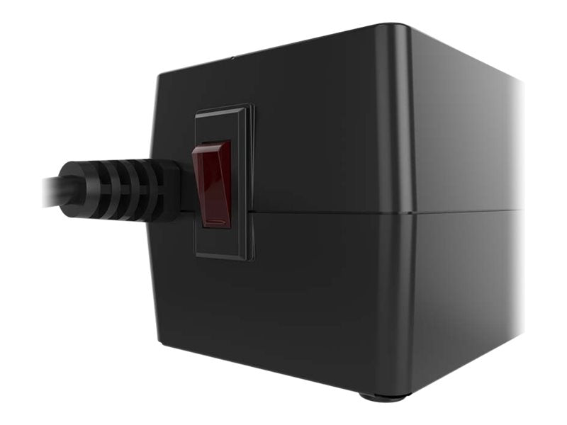 Forza FVR Series FVR-1011USB - Regulador automático de voltaje - CA 115 V - 500 vatios - 1000 VA - conectores de salida: 4 - negro-10
