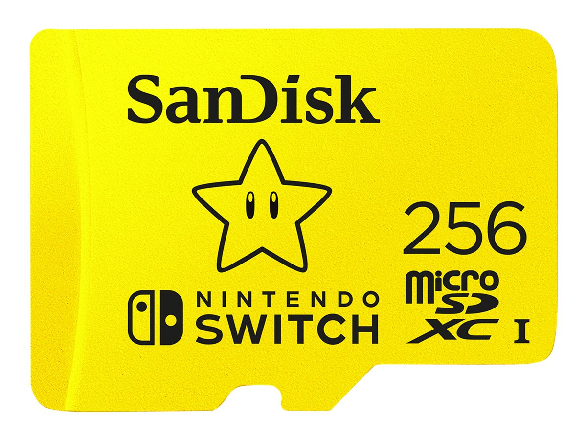 SanDisk Nintendo Switch - Tarjeta de memoria flash - 256 GB - UHS-I U3 - microSDXC UHS-I - para Nintendo Switch-4