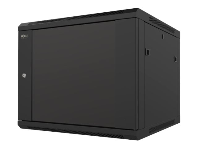 Nexxt Solutions - Rack armario - instalable en pared - RAL 9005, negro barniz - 9U - 19"-6