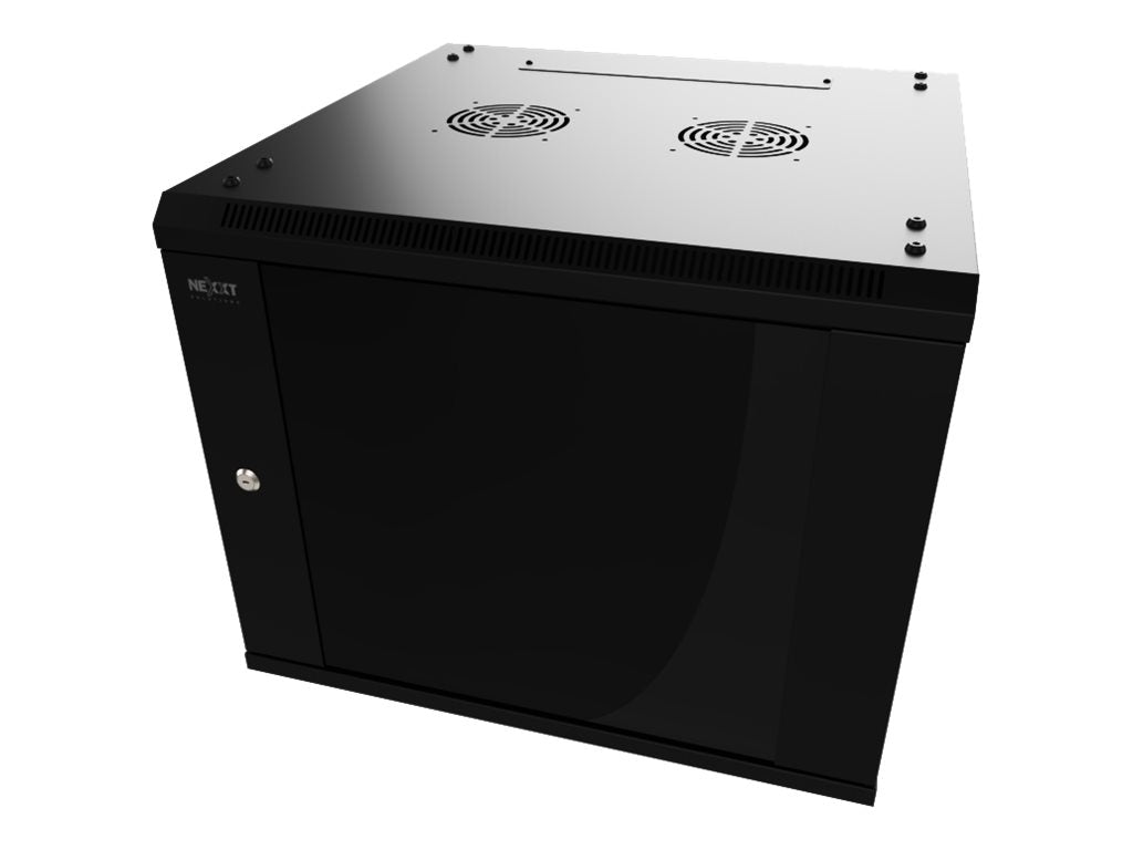 Nexxt Solutions - Rack armario - instalable en pared - RAL 9005, negro barniz - 12U - 19"-7