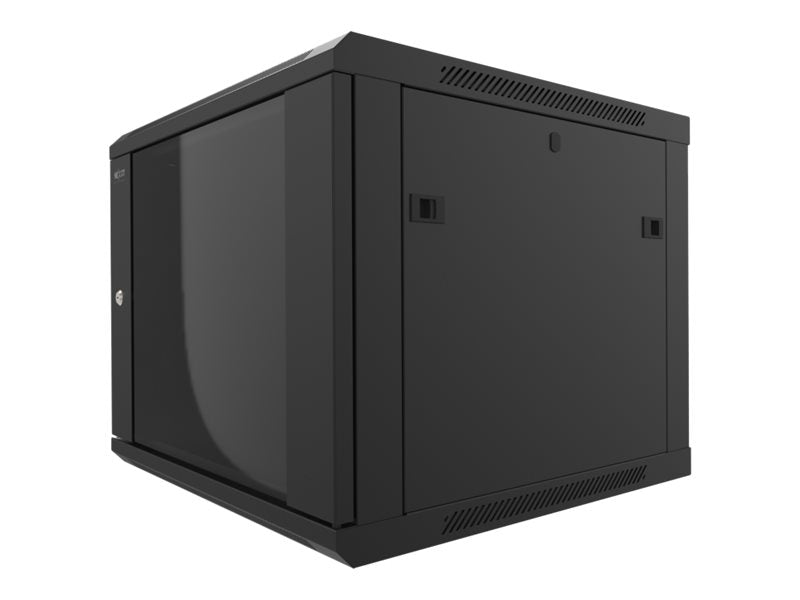 Nexxt Solutions - Rack armario - instalable en pared - RAL 9005, negro barniz - 9U - 19"