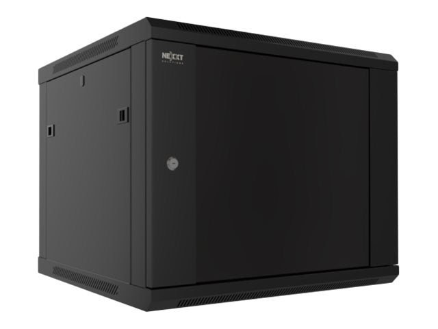Nexxt Solutions - Rack armario - instalable en pared - RAL 9005, negro barniz - 9U - 19"-13