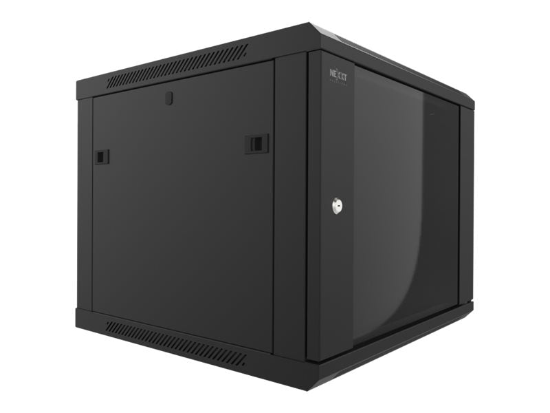 Nexxt Solutions - Rack armario - instalable en pared - RAL 9005, negro barniz - 9U - 19"-5