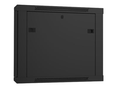 Nexxt Solutions - Rack armario - instalable en pared - RAL 9005, negro barniz - 9U - 19"-15