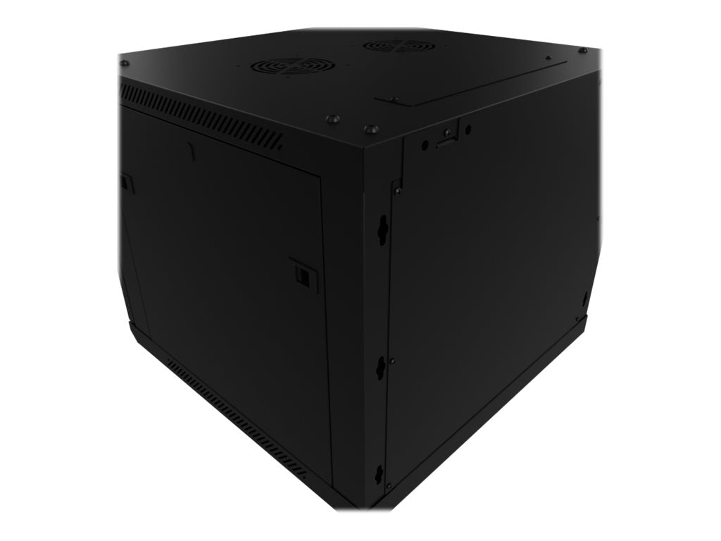 Nexxt Solutions - Rack armario - instalable en pared - RAL 9005, negro barniz - 9U - 19"-12