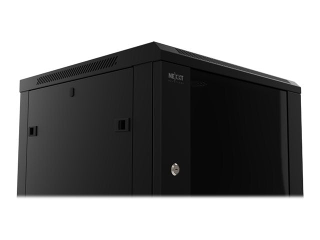 Nexxt Solutions - Rack armario - instalable en pared - RAL 9005, negro barniz - 9U - 19"-9