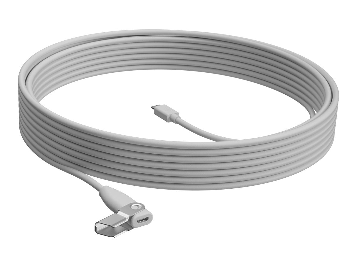 Logitech Rally Mic Pod Extension Cable - Cable alargador de micrófono - 10 m - plenum - para Rally Mic Pod; Rally Bar, Bar Mini, Plus; Room Solution Large-2