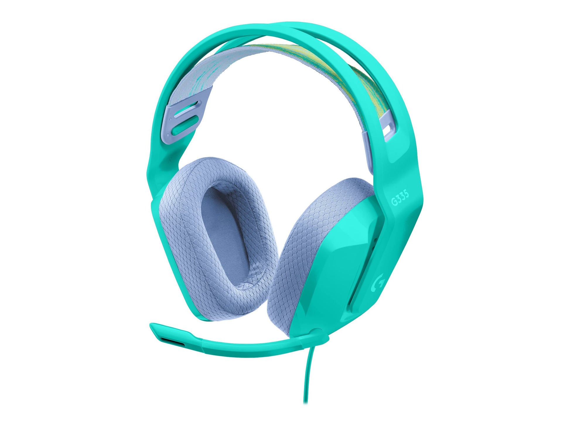 Logitech G G335 Wired Gaming Headset - Auricular - tamaño completo - cableado - conector de 3,5 mm - menta - certificado Discord-4