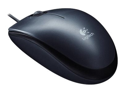 Logitech M100 - Ratón - diestro y zurdo - óptico - 3 botones - cableado - USB - negro-17