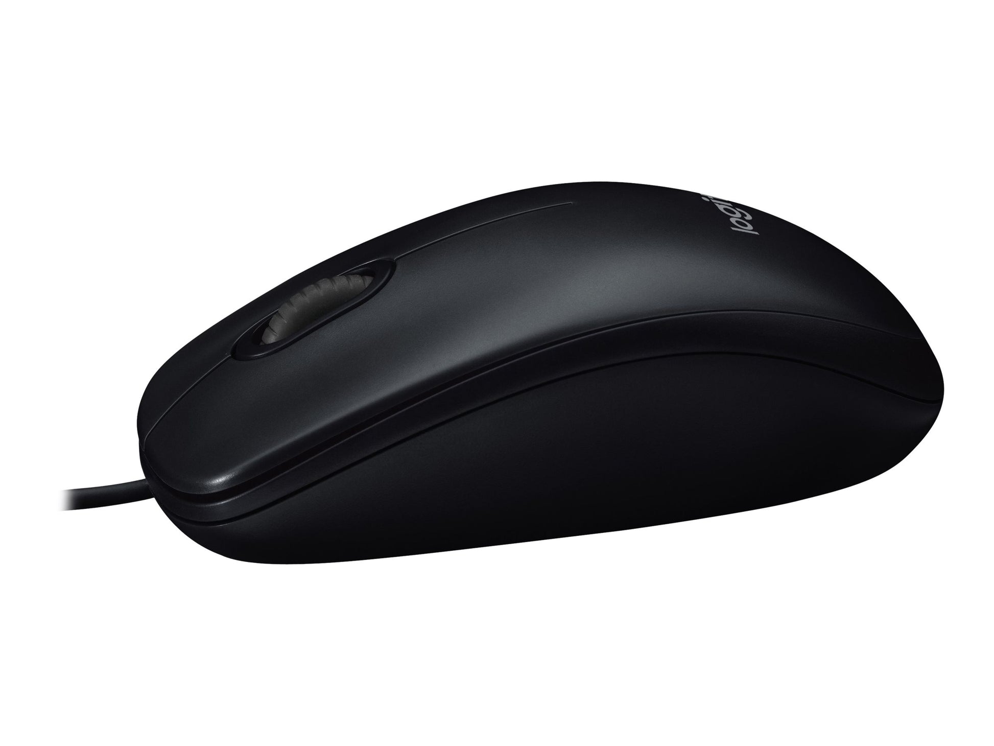Logitech M100 - Ratón - diestro y zurdo - óptico - 3 botones - cableado - USB - negro-5