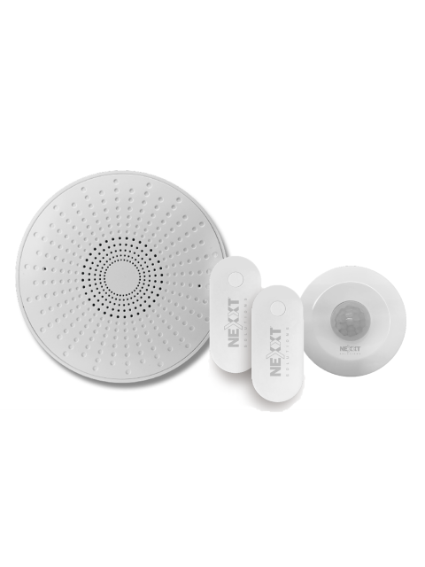 Nexxt - Solutions Connectivity - siren motion contact - bluetooth -  Kit de inicio: 1 sirena, 1 sensor de movimiento y 2 contactos.-2