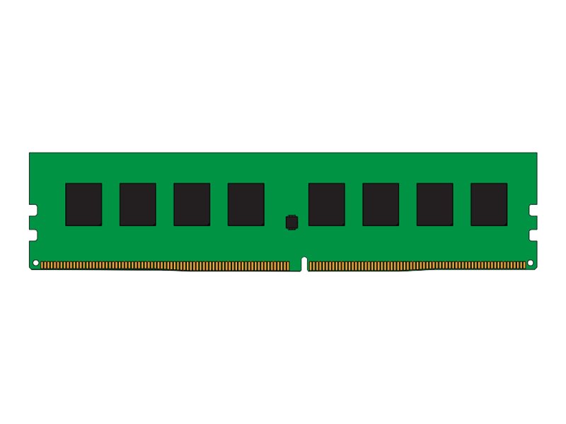 Kingston ValueRAM - DDR4 - módulo - 8 GB - DIMM de 288 contactos - 2666 MT/s / PC4-21300 - CL19 - 1.2 V - sin búfer - no ECC-3