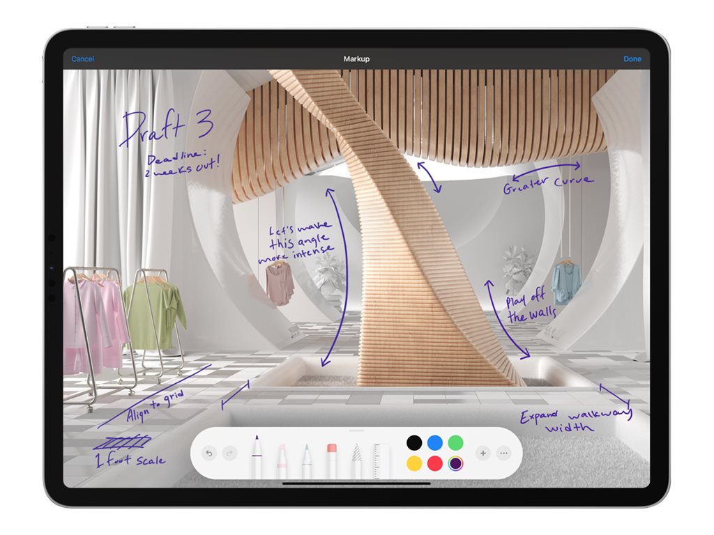 Apple iPad Pro de 12,9" Wi-Fi - 5ª generación - tableta - 128 GB - 12.9" IPS (2732 x 2048) - plata-8