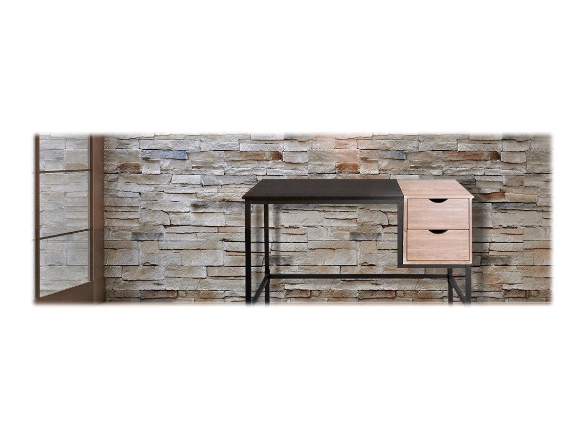 Xtech - Mesa - marrón - negro base-11