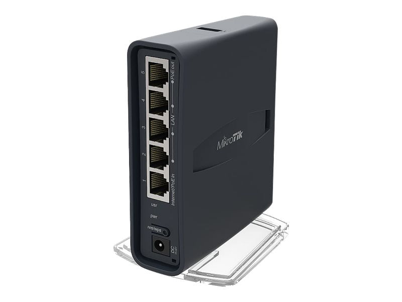 MikroTik RouterBOARD hAP ac lite RB952UI-5AC2ND - Punto de acceso inalámbrico - 100Mb LAN - Wi-Fi 5 - 2.4 GHz, 5 GHz - alimentación cc Blanco-6