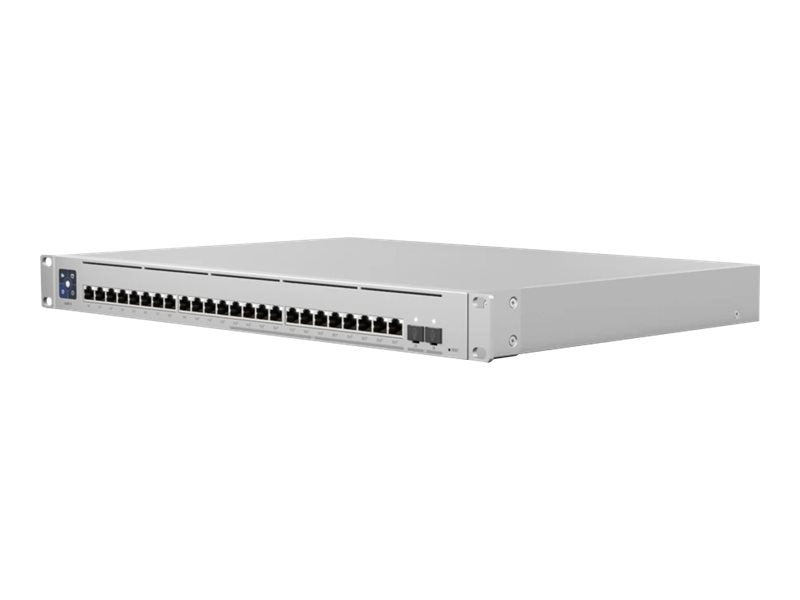 Ubiquiti UniFi Switch USW-Enterprise-24-PoE - Conmutador - L3 - Gestionado - 12 x 100/1000/2.5G (PoE+) + 12 x 10/100/1000 (PoE+) + 2 x 10 Gigabit SFP+ - montaje en rack - PoE+ (400 W)-5