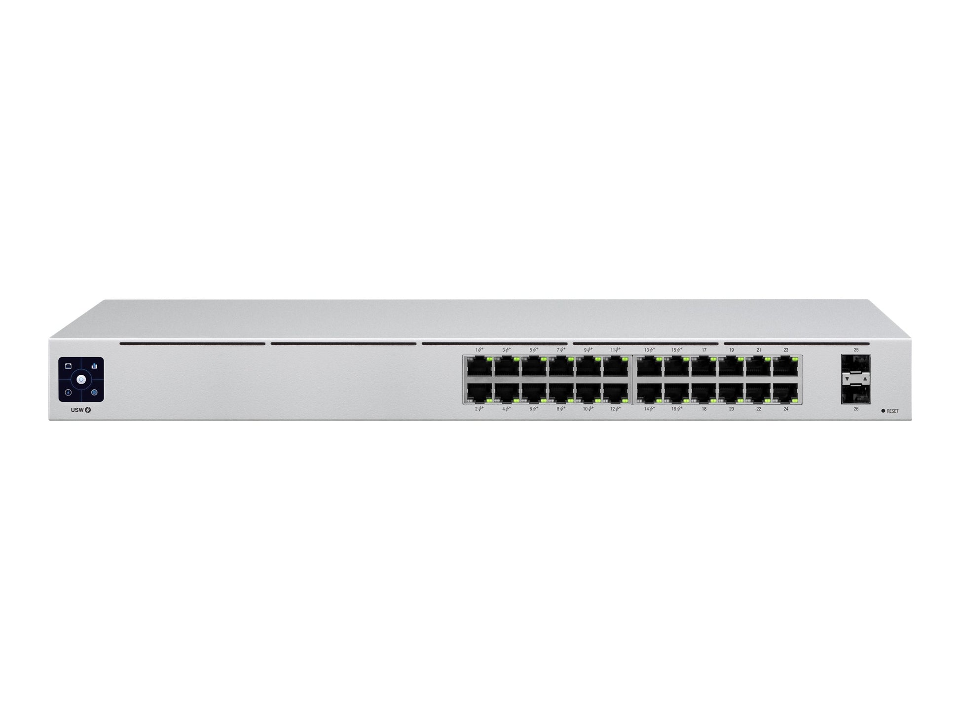 Ubiquiti UniFi Switch USW-24-POE - Conmutador - Gestionado - 24 x 10/100/1000 (16 PoE+) + 2 x Gigabit SFP - montaje en rack, sobremesa - PoE++ (95 W)-7
