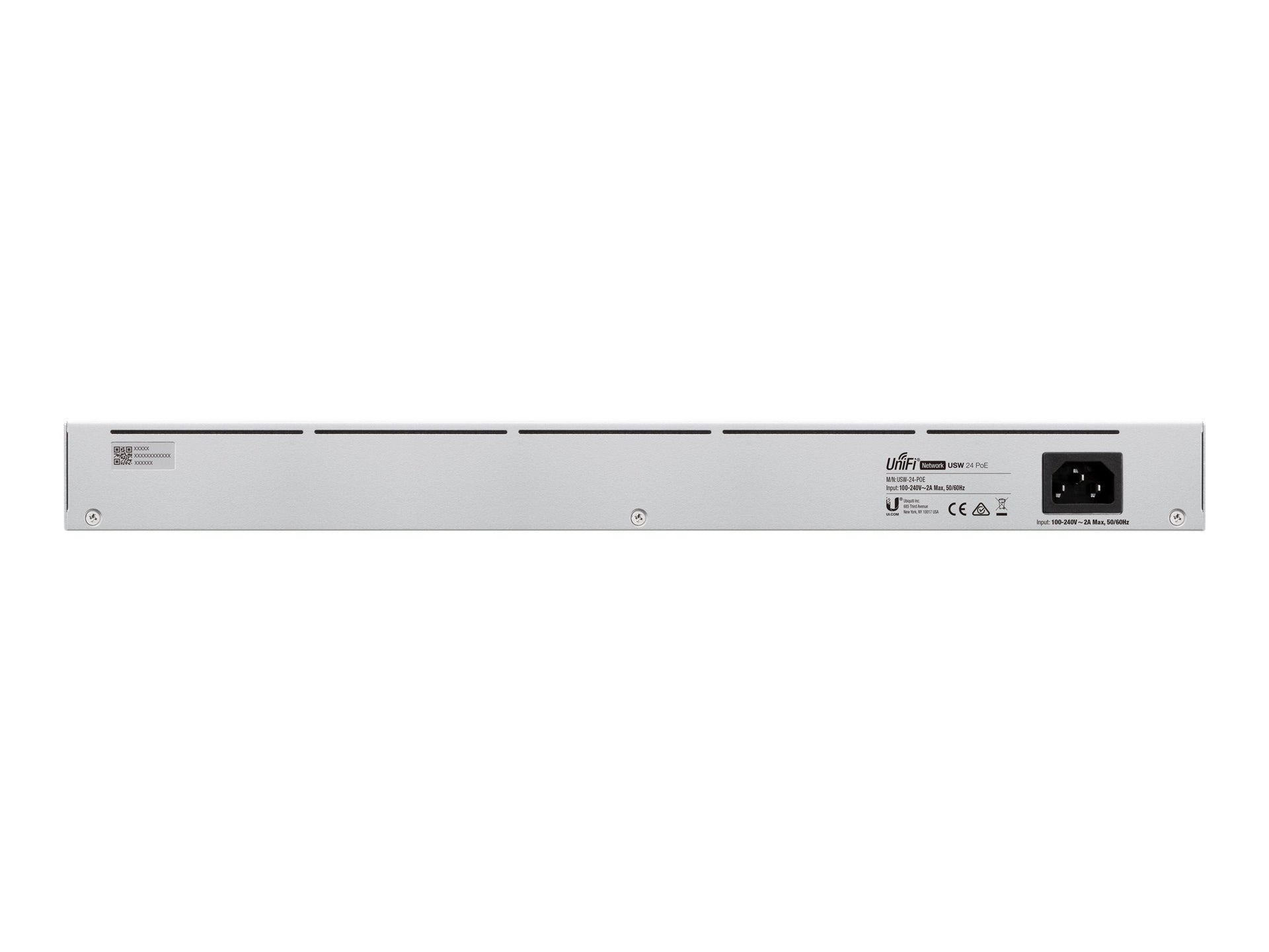 Ubiquiti UniFi Switch USW-24-POE - Conmutador - Gestionado - 24 x 10/100/1000 (16 PoE+) + 2 x Gigabit SFP - montaje en rack, sobremesa - PoE++ (95 W)