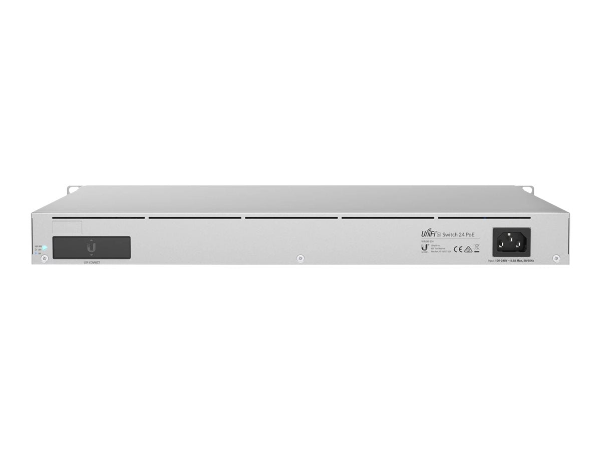 Ubiquiti UniFi Switch USW-Enterprise-24-PoE - Conmutador - L3 - Gestionado - 12 x 100/1000/2.5G (PoE+) + 12 x 10/100/1000 (PoE+) + 2 x 10 Gigabit SFP+ - montaje en rack - PoE+ (400 W)-11