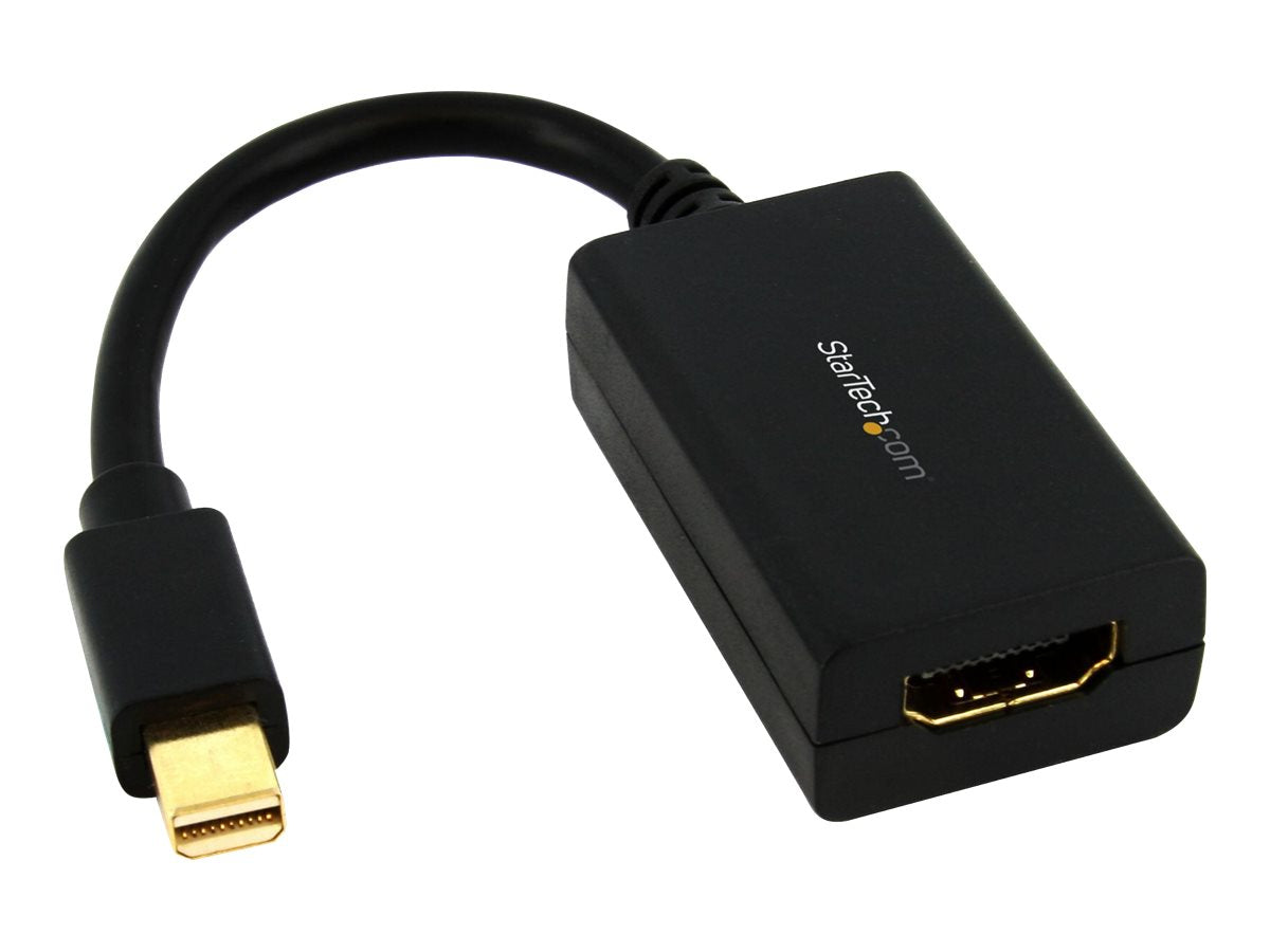 StarTech.com Adaptador Conversor de Vídeo Mini DisplayPort a HDMI - Cable Convertidor Pasivo - Hembra HDMI - Macho Mini DP - 1920x1200 - Adaptador de vídeo - Mini DisplayPort macho a HDMI hembra - 76.2 mm - negro - para P/N: DP2MDPMF3, DP2MDPMF6IN-3